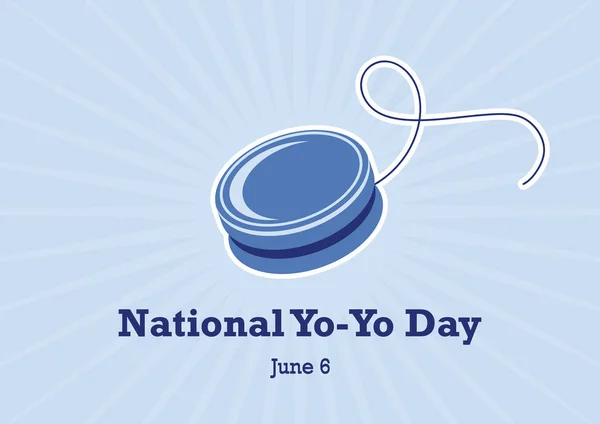 Nationale yo-yo dag vector — Stockvector