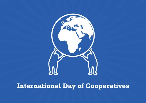 Міжнародний день кооперативів вектор — стоковий вектор