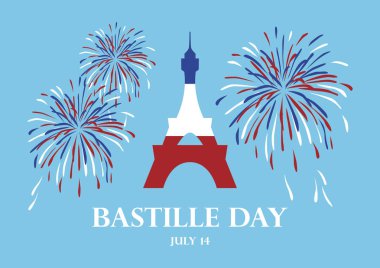 Bastille Günü vektörü