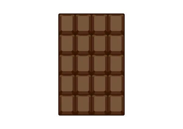 Csokoládébár ikon vektor — Stock Vector