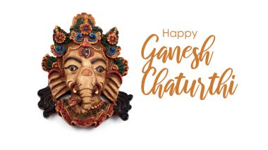 Mutlu Ganesh chaturthi illüstrasyon