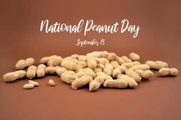 Ilustração do Dia Nacional do Amendoim — Fotografia de Stock