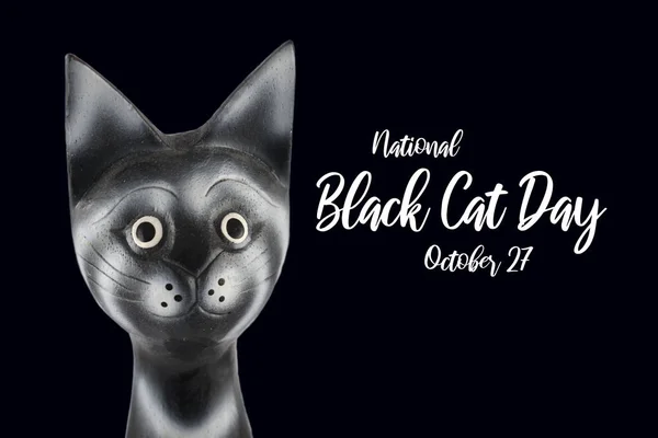 Nationella Black Cat Day bilder — Stockfoto