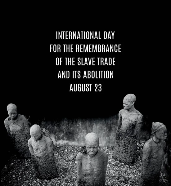 International Day Remembrance Slave Trade Its Abolition Stock Images Monument — Stock Photo, Image