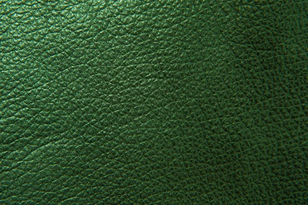 Konsistens Grönt Målat Läder Konstnärlig Bakgrund — Stockfoto