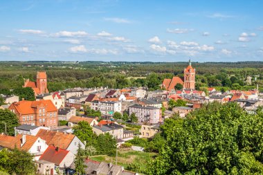 Poznan, Poznan, Polonya, 30 Temmuz 2018:Cityscape