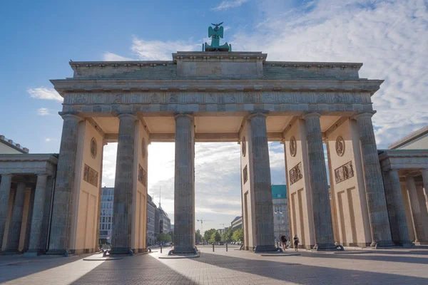 Puerta Brandeburgo Berlín Amanecer Alemania — Foto de Stock