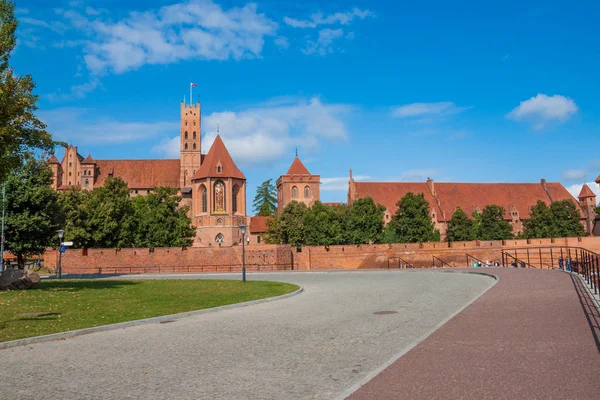 Castillo Teutónico Malbork Polonia — Foto de Stock