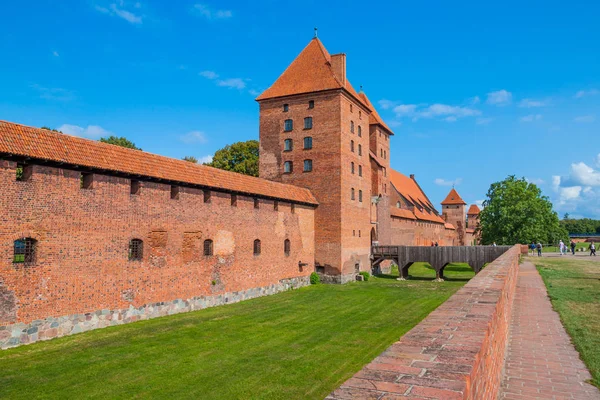 Castello Teutonico Malbork Polonia — Foto Stock