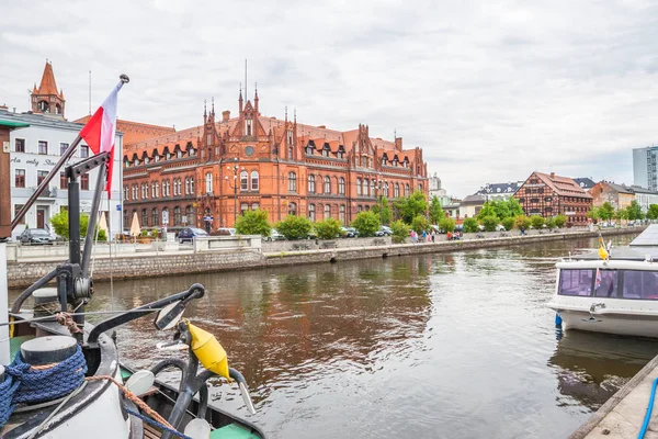 Motlawa River Gdansk Poland — Stock Photo, Image