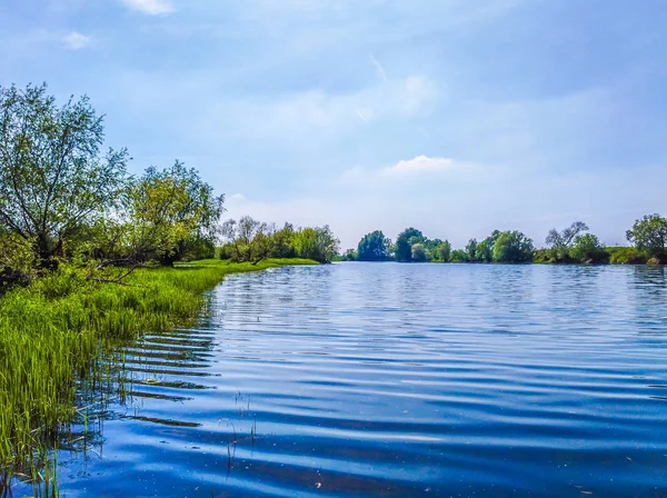 Beautiful lake coast in Poland.