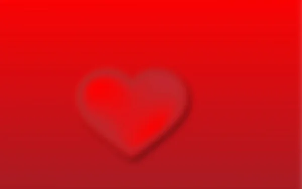 Fondo Abstracto Rojo Con Corazón Marco Completo — Foto de Stock