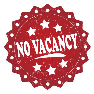 Beyaz arka plan üzerinde boşluk kırmızı damga yok