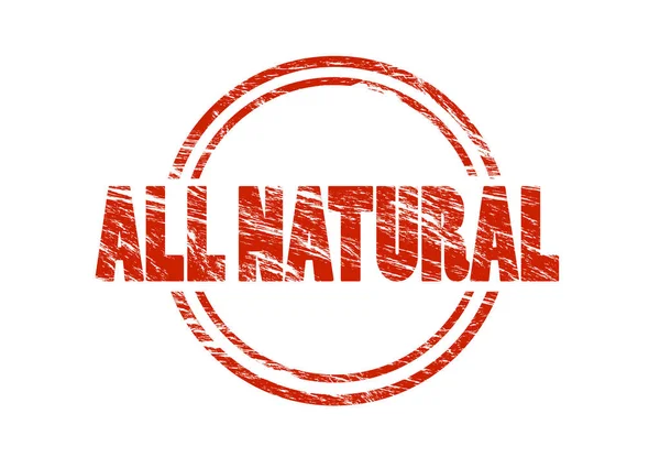 Alle Natuurlijke Rode Stempel Geïsoleerd Witte Achtergrond — Stockfoto