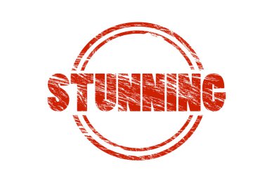 Beyaz arka plan üzerinde izole çarpıcı kırmızı pul