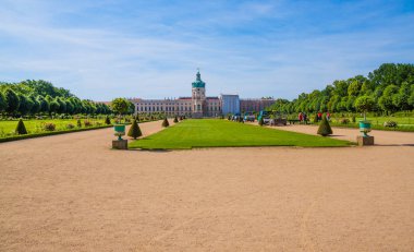 Görünüm Charlottenburg Sarayı cephe, Berlin, Almanya
