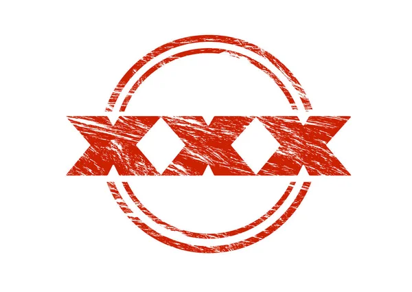 Xxx 스탬프 배경에 — 스톡 사진