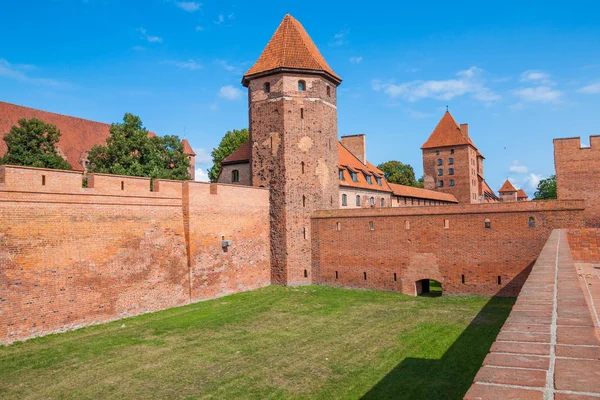 Castillo Teutónico Malbork Polonia — Foto de Stock