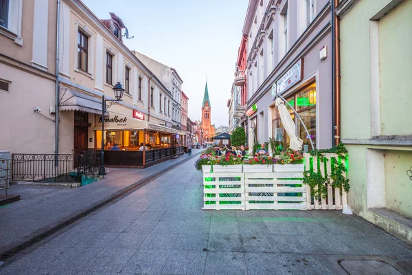 Bydgoszcz Polen August 2017 Blick Auf Die Straßen Der Stadt — Stockfoto