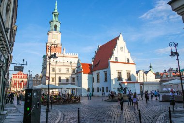 Poznan, Polonya, 30 Temmuz 2018: eski Parlamento Binası görüntülemek Poznan