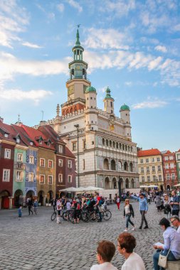 Poznan, Polonya, 30 Temmuz 2018: Poznan Eski Pazar Meydanı