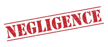 Beyaz arka plan üzerinde izole ihmal kırmızı pul