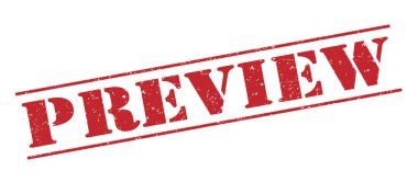 Beyaz arka plan üzerinde izole kırmızı pul Önizleme