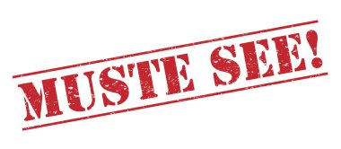 muste bakın! Beyaz arka plan üzerinde izole kırmızı pul