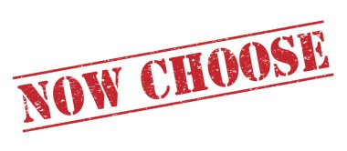 Şimdi beyaz arka plan üzerinde izole kırmızı damga seçin