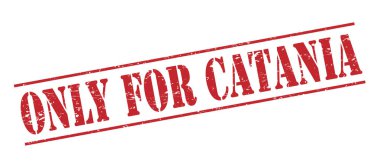 Sadece beyaz zemin üzerine izole catania kırmızı kaşe