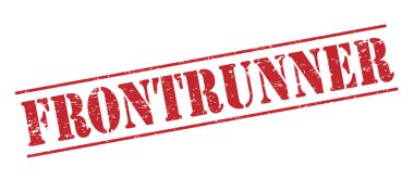 Beyaz arka plan üzerinde izole taki kırmızı pul