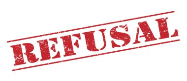 Beyaz arka plan üzerinde izole ret kırmızı pul