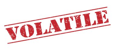 Beyaz arka plan üzerinde izole uçucu kırmızı pul