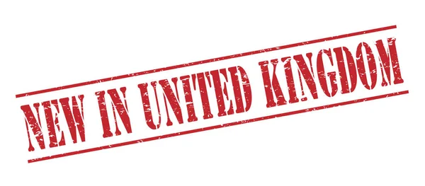 Neu Vereinigten Königreich Rote Marke Isoliert Auf Weißem Hintergrund — Stockfoto