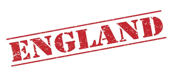 England Rote Marke Isoliert Auf Weißem Hintergrund — Stockfoto