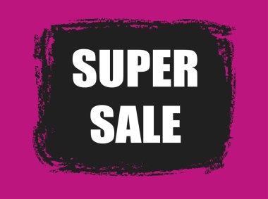 pembe arka plan süper Satılık siyah damgası