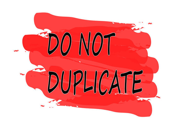 не дублировать красный штамп на белом фоне
