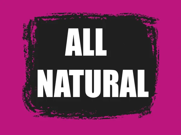 Alle Natuurlijke Zwarte Stempel Roze Achtergrond — Stockfoto