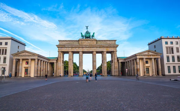 Puerta Brandeburgo Berlín Amanecer Alemania — Foto de Stock