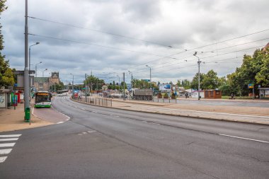  Gdansk şehrinin tarihi bölümü , Polonya