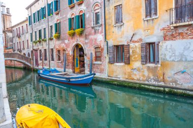 Venedik, Italya kanal gün çekim