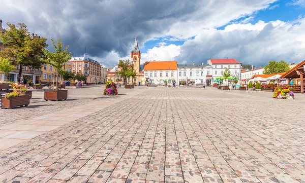 Poznan Polonya Temmuz 2018 Nsanlar Poznan Eski Meydanında — Stok fotoğraf