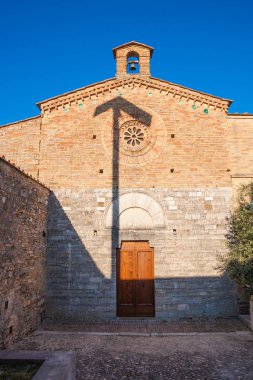 San Gimignano, Toskana, İtalya. San Gimignano tipik Toskana Ortaçağ İtalya yeridir.   