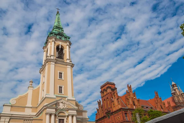 Старая Архитектура Города Торунь Польша — стоковое фото