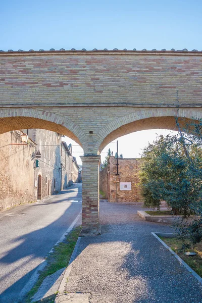 San Gimignano Toscane Italië San Gimignano Typisch Toscaanse Middeleeuwse Stad — Stockfoto