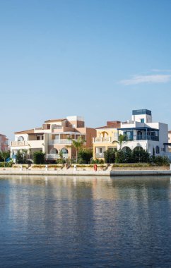 Kıbrıs Limasol şehrinde güzel Marina.