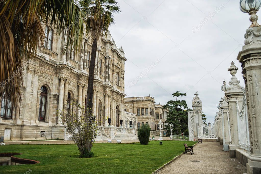 Dolmabahce palace royal sultan residence. Istanbul Turkey