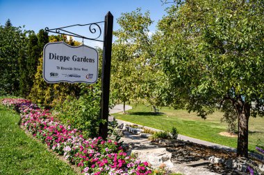 Windsor 'daki Dieppe Gardens manzarası. Windsor, Kanada - 11 Eylül 2025