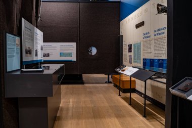 Chimczuk Müzesi 'nin iç manzarası. Windsor, Kanada - 11 Eylül 2025