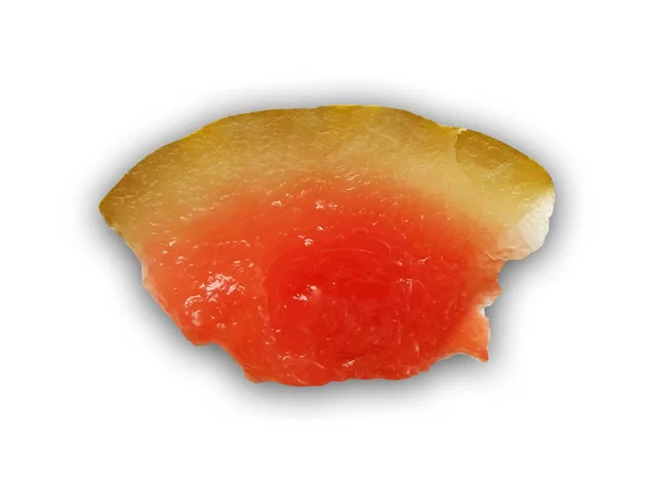 白色背景上的腌制西瓜 — 图库照片
